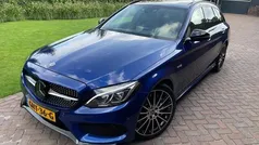 Blauw, metallic lak Gebruikt 2017 Mercedes C43 AMG AMG Stationwagen | € 36.950 (Eerlijke prijs)