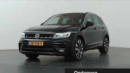 Zwart Occasion 2019 VW Tiguan Highline SUV | € 28.945 (Eerlijke prijs)
