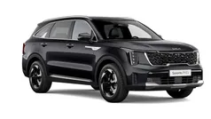 Zwart Nieuw 2025 Kia Sorento SUV | € 56.195 (Super prijs)