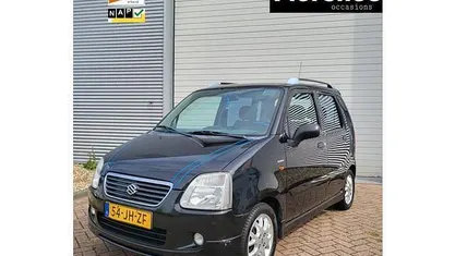 Zwart Occasion 2002 Suzuki Wagon R MPV | € 1.299 (Goede deal)