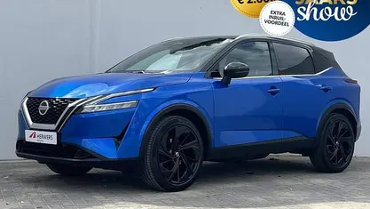 Two tone magnetic bleu metallic/enigma black Occasion 2022 Nissan Qashqai Tekna+ SUV | € 26.935 (Eerlijke prijs)
