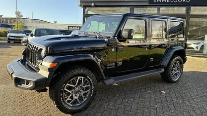 Occasion Jeep Wrangler Unlimited 80th Anniversary 381 PK (280 kW) 2021 Zwart SUV