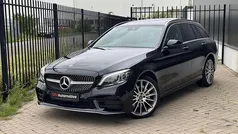 Zwart Gebruikt 2018 Mercedes C200 AMG Stationwagen | € 26.995 (Eerlijke prijs)