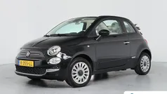Zwart Gebruikt 2021 Fiat 500C Lounge Cabriolet | € 15.395 (Eerlijke prijs)