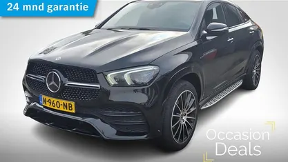 Zwart Occasion 2021 Mercedes GLE350 AMG line Coupé | € 66.900 (Eerlijke prijs)