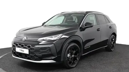 Zwart Nieuw 2025 VW T-Roc Edition SUV | € 42.895 (Eerlijke prijs)