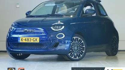 Groen Occasion 2020 Fiat 500e La Prima Cabriolet | € 18.900 (Eerlijke prijs)