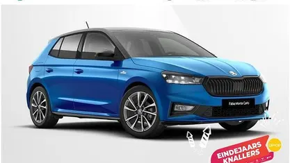 Nieuw Skoda Fabia Monte Carlo 95 PK (69 kW) 2025 Blauw Hatchback