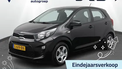Zwart Gebruikt 2021 Kia Picanto Comfort Hatchback | € 10.950 (Goede deal)