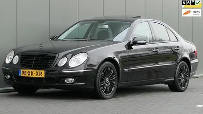 Zwart Occasion 2007 Mercedes E350 Elegance Sedan | € 6.940 (Super prijs)