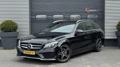 Zwart, metallic lak Gebruikt 2019 Mercedes C180 AMG Stationwagen | € 14.900 (Goede deal)