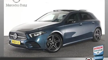 Occasion Mercedes A180 Advantage 136 PK (100 kW) 2020 Blauw, metallic lak Hatchback