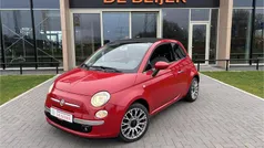 Rood Gebruikt 2014 Fiat 500C Lounge Cabriolet | € 9.645 (Eerlijke prijs)