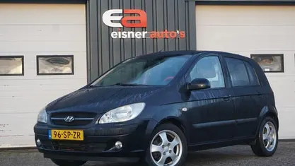 Zwart (metallic) Occasion 2006 Hyundai Getz Edition Hatchback | € 1.749 (Goede deal)