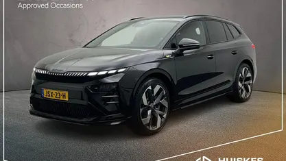 Zwart Nieuw 2026 Skoda Enyaq iV RS SUV | € 55.900 (Eerlijke prijs)
