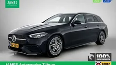 Zwart, metallic lak Gebruikt 2021 Mercedes C200 AMG line Stationwagen | € 36.945 (Goede deal)