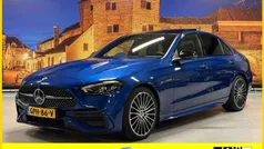 Blauw Gebruikt 2023 Mercedes C300 AMG line Sedan | € 48.950 (Super prijs)