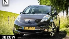 Zwart Gebruikt 2017 Nissan Leaf Tekna Hatchback | € 6.490 (Goede deal)