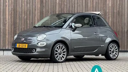 Grijs (metallic) Occasion 2016 Fiat 500C Lounge Cabriolet | € 9.950 (Eerlijke prijs)