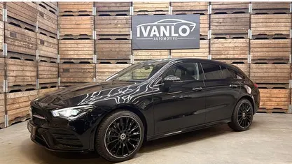 Zwart Gebruikt 2023 Mercedes CLA250 Shooting Brake AMG line Stationwagen | € 29.400 (Goede deal)