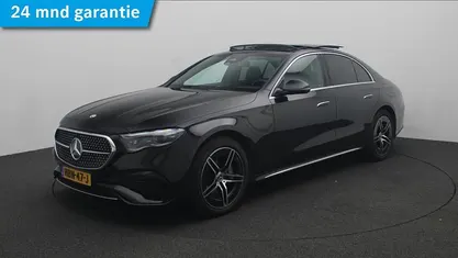 Zwart Occasion 2025 Mercedes E300 AMG Sedan | € 65.945 (Eerlijke prijs)
