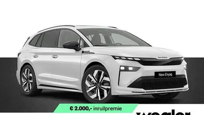 Wit Nieuw 2026 Skoda Enyaq iV SportLine SUV | € 53.990 (Eerlijke prijs)