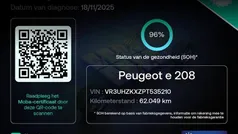 Zwart Gebruikt 2023 Peugeot e-208 Active Hatchback | € 18.495 (Eerlijke prijs)