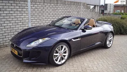 Occasion Jaguar F-Type 341 PK (250 kW) 2017 Blauw Cabriolet