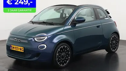 Occasion Fiat 500e La Prima 11 kW (15 PK) 2026 Blauw Cabriolet