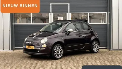 Paars Occasion 2013 Fiat 500C Lounge Cabriolet | € 8.995 (Eerlijke prijs)