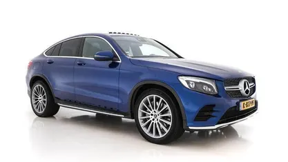 Occasion Mercedes GLC350 Premium Plus 259 PK (190 kW) 2019 Brilliant blue (blauw metallic) Coupé