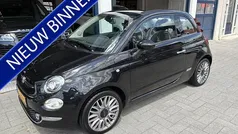 Zwart Gebruikt 2016 Fiat 500C Lounge Cabriolet | € 9.950 (Eerlijke prijs)