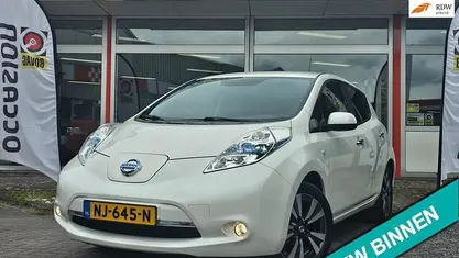 Wit Gebruikt 2017 Nissan Leaf Tekna Hatchback | € 7.950 (Super prijs)