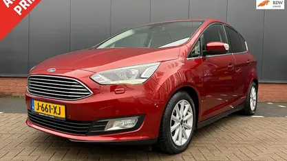 Rood Occasion 2020 Ford C-MAX Titanium MPV | € 7.495 (Super prijs)
