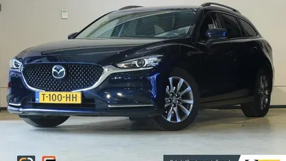 Blauw (metallic) Gebruikt 2023 Mazda 6 Center-Line Stationwagen | € 30.900 (Eerlijke prijs)