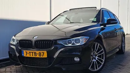 Zwart (metallic) Occasion 2014 BMW 316 M Sport Stationwagen | € 8.500 (Eerlijke prijs)