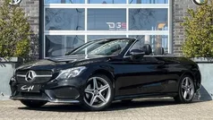 Zwart Gebruikt 2016 Mercedes C180 AMG Cabriolet | € 24.900 (Eerlijke prijs)