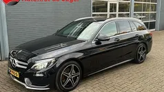 Zwart (metallic) Gebruikt 2018 Mercedes C180 Sport Edition Stationwagen | € 19.999 (Goede deal)