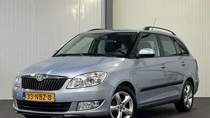 Occasion Skoda Fabia GreenLine 75 PK (55 kW) 2010 Blauw (metallic) Stationwagen