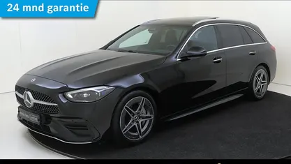 Zwart Gebruikt 2025 Mercedes C180 AMG line Stationwagen | € 45.945 (Eerlijke prijs)