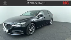 Jet black mica (donker zwart) Gebruikt 2024 Mazda 6 Sportive Stationwagen | € 38.440 (Eerlijke prijs)