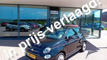 Zwart Gebruikt 2017 Fiat 500C Cabriolet | € 11.995 (Eerlijke prijs)
