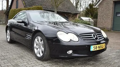 Occasion Mercedes SL500 306 PK (225 kW) 2002 Zwart (metallic) Cabriolet