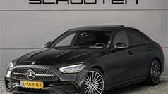 Zwart Gebruikt 2021 Mercedes C180 AMG line Sedan | € 42.900 (Eerlijke prijs)