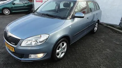 Occasion Skoda Fabia GreenLine 75 PK (55 kW) 2011 Blauw Stationwagen