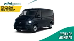 Zwart Nieuw 2024 VW Crafter Trendline Van | € 40.710 (Eerlijke prijs)