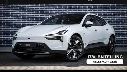 Wit Nieuw 2025 Polestar 4 Long Range Single Motor SUV | € 52.899 (Super prijs)