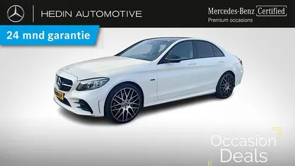 Wit Gebruikt 2021 Mercedes C300e Business Sedan | € 32.900 (Eerlijke prijs)