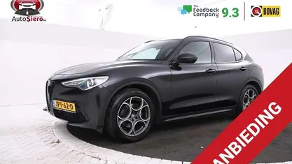 Occasion Alfa Romeo Stelvio Tech Edition 161 PK (118 kW) 2020 Zwart SUV