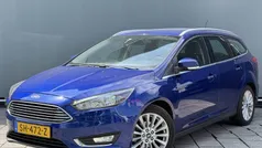 Blauw Gebruikt 2018 Ford Focus Titanium Stationwagen | € 9.499 (Eerlijke prijs)